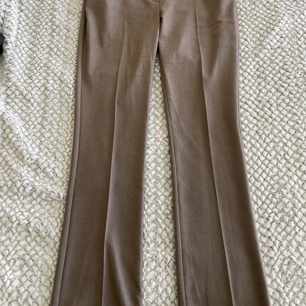 Express Columnist Brown Boot Cut Dress Pants